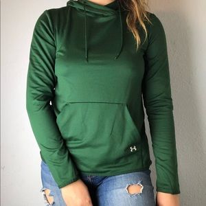 UNDER ARMOUR | Green Long Sleeve Hoodie